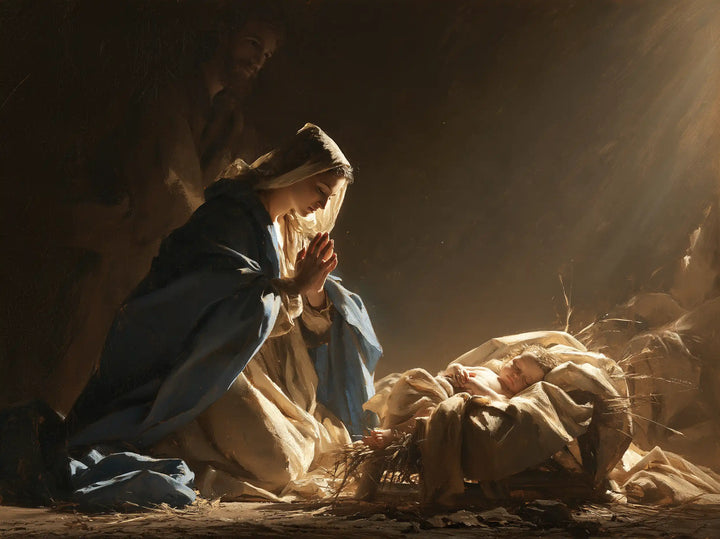 The Nativity - Mary Adoring the Christ Child · Landscape n° 1