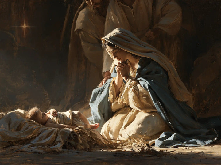 The Nativity - Mary Adoring the Christ Child · Landscape n° 3