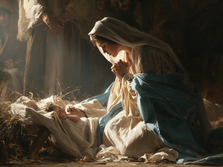 The Nativity - Mary Adoring the Christ Child · Landscape n° 6