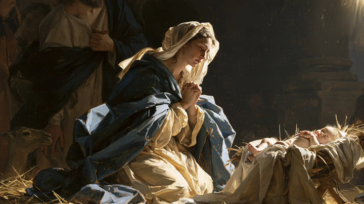 The Nativity - Mary Adoring the Christ Child · Landscape n° 9