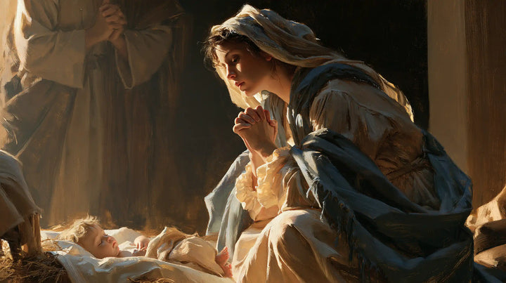 The Nativity - Mary Adoring the Christ Child · Landscape n° 14