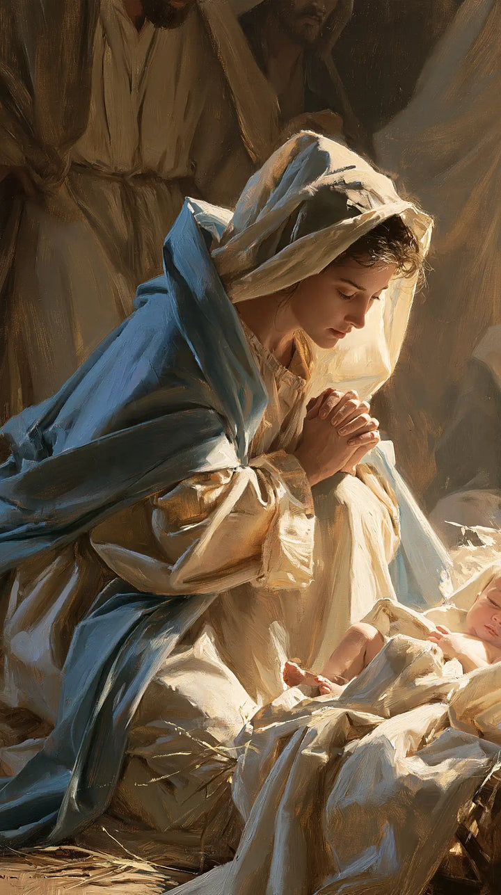 The Nativity - Mary Adoring the Christ Child · Portrait n° 5