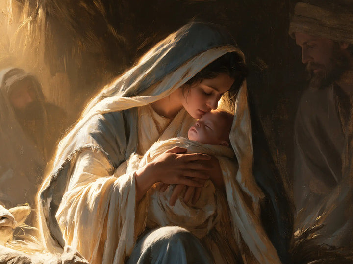 The Nativity - Mary Kissing the Infant Jesus · Landscape n° 6