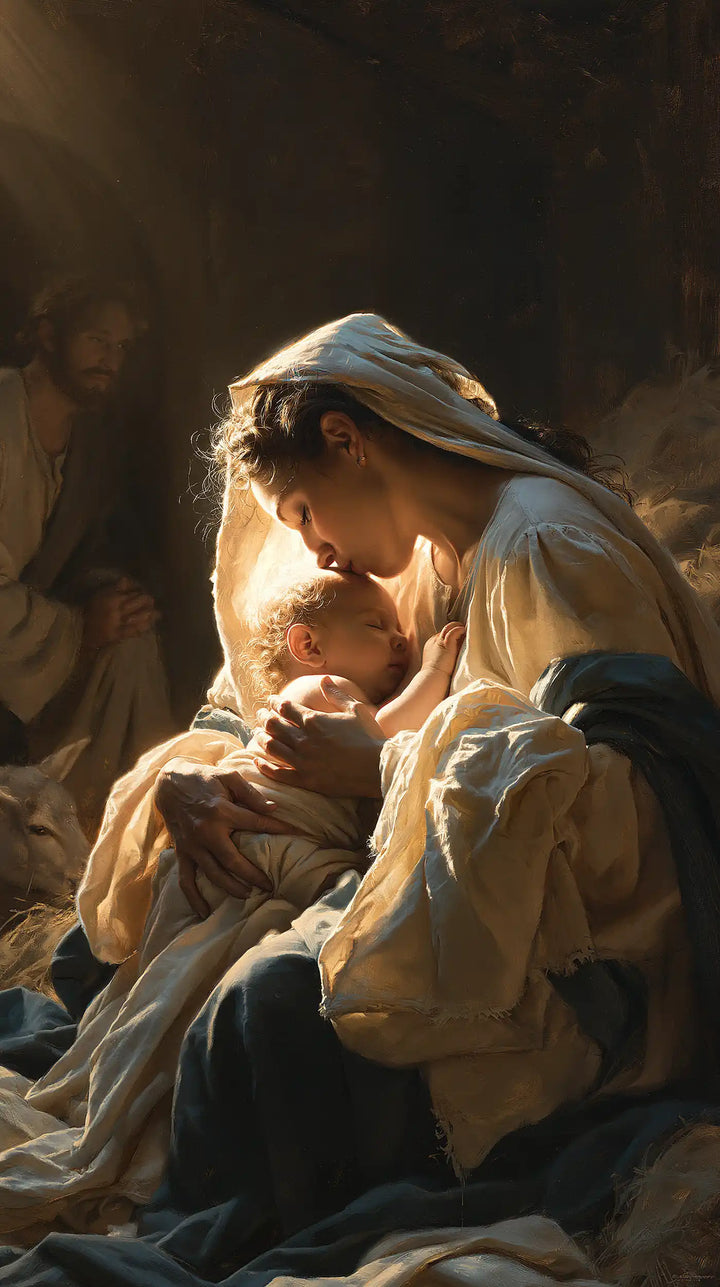 The Nativity - Mary Kissing the Infant Jesus · Portrait n° 2