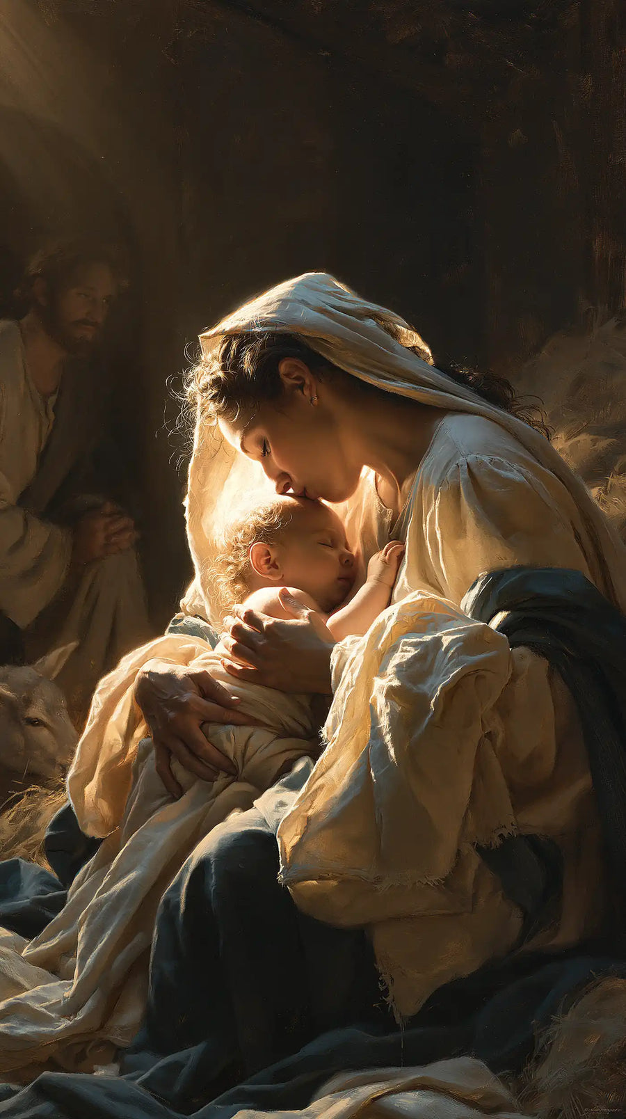 The Nativity - Mary Kissing the Infant Jesus · Portrait n° 2