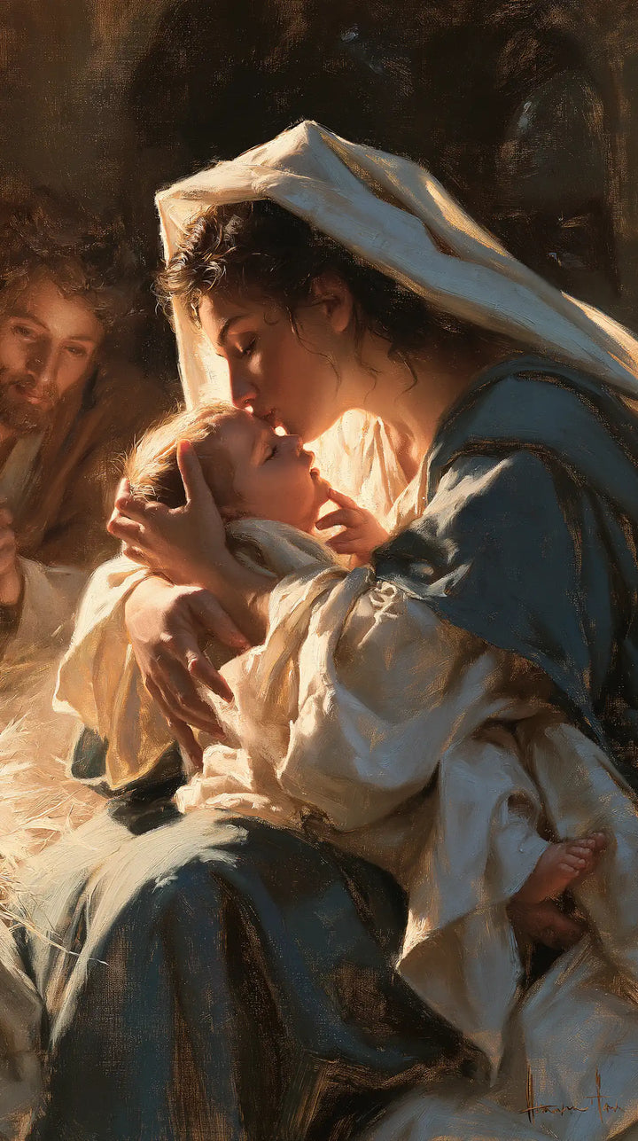 The Nativity - Mary Kissing the Infant Jesus · Portrait n° 3