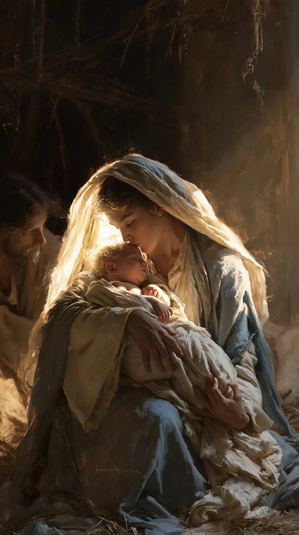 The Nativity - Mary Kissing the Infant Jesus · Portrait n° 5