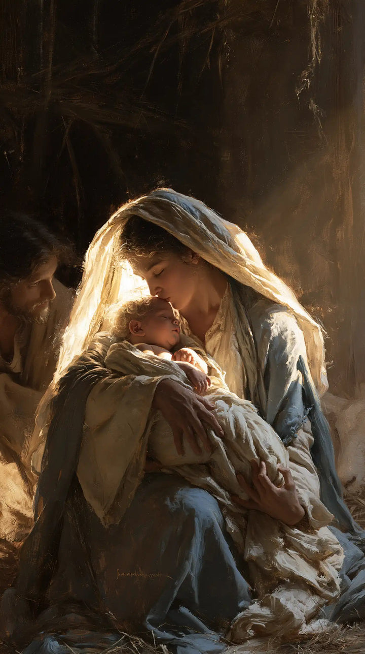 The Nativity - Mary Kissing the Infant Jesus · Portrait n° 5