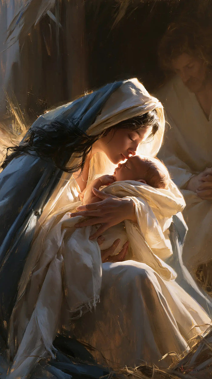 The Nativity - Mary Kissing the Infant Jesus · Portrait n° 6