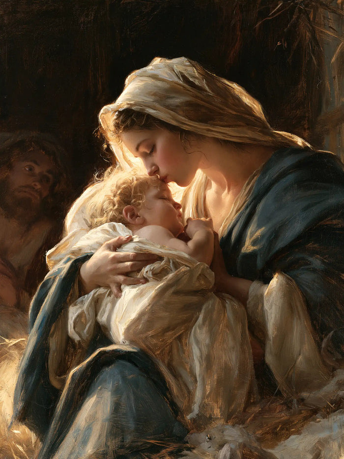 The Nativity - Mary Kissing the Infant Jesus · Portrait n° 8