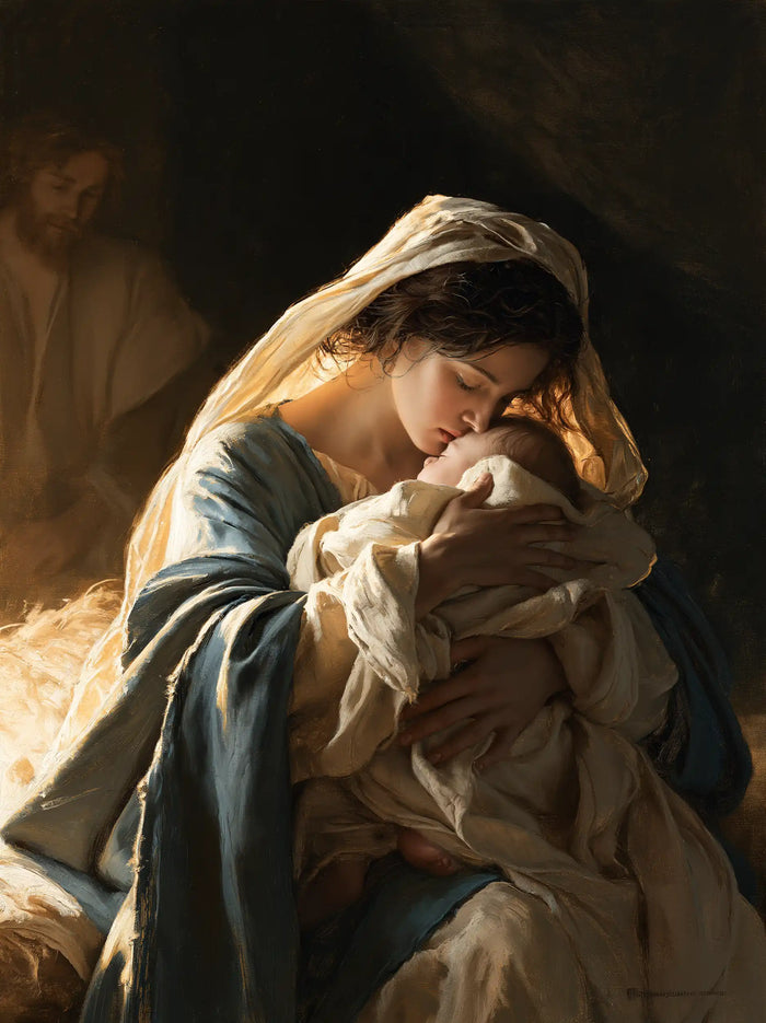 The Nativity - Mary Kissing the Infant Jesus · Portrait n° 11
