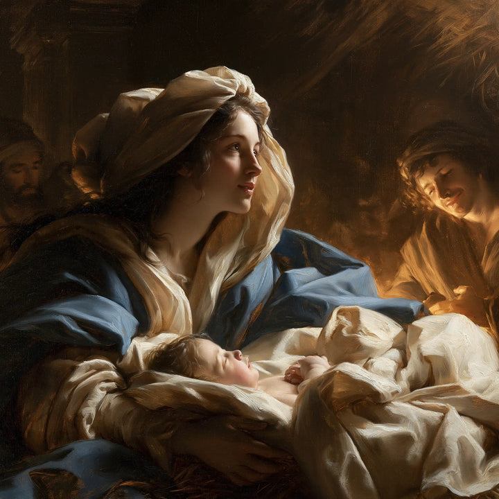 The Nativity - Maternal Joy · Square n° 4