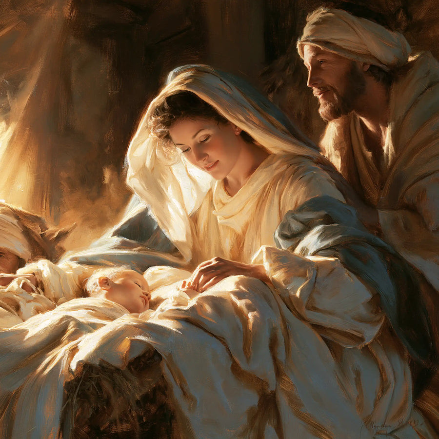 The Nativity - Maternal Joy · Square n° 7