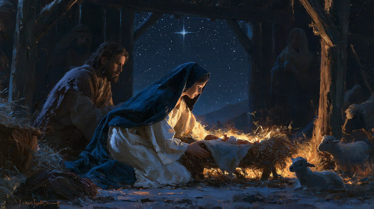 The Nativity - Midnight Blue Chiaroscuro · Landscape n° 11