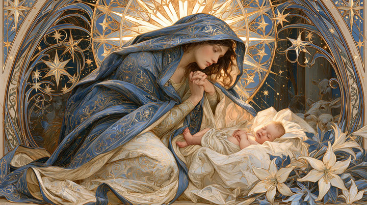 The Nativity - Sacred Art Nouveau · Landscape n° 6