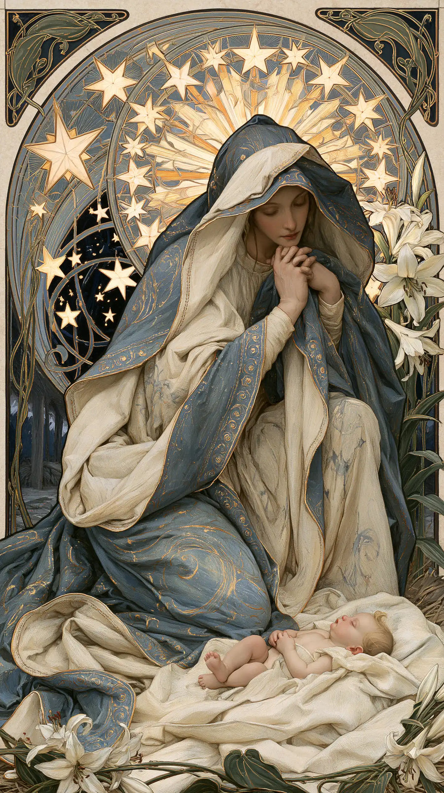 The Nativity - Sacred Art Nouveau · Portrait n° 1