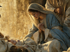 The Nativity — Tenderness in Pale Golden Daylight