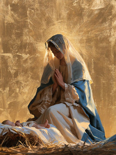 The Nativity — The Face Sheltered in Sacred Daylight