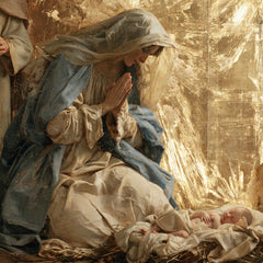 The Nativity — The Veil Before the Sheaves of Light