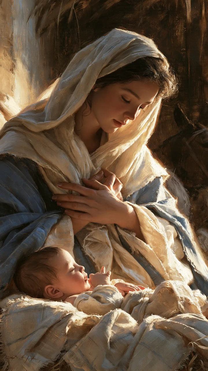 The Nativity - Sacred Maternal Tenderness · Portrait n° 1