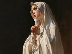 Our Lady of Fatima – Rosary Lit From Above