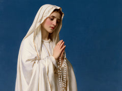 Our Lady of Fatima – White Mantle in the Blue Chamber