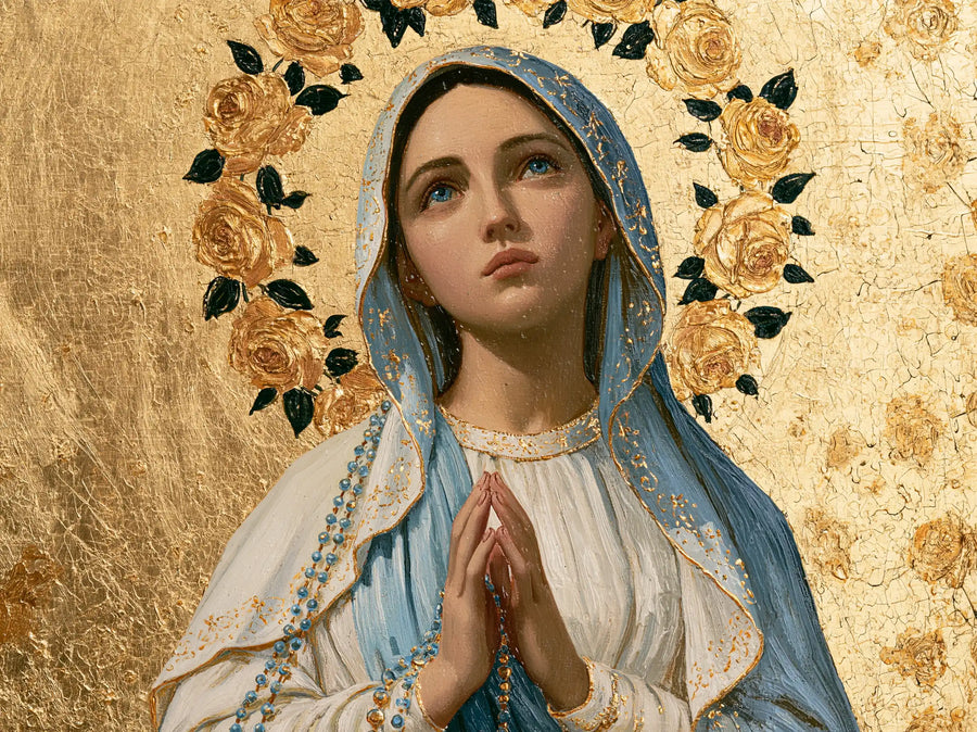 Our Lady of Lourdes Devotional Portrait · Landscape no. 4