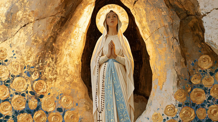 Our Lady of Lourdes Devotional Portrait · Landscape no. 8