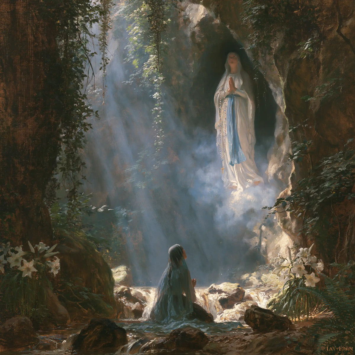 Heavenly Our Lady of Lourdes · Square no. 7