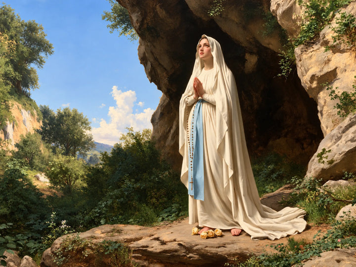 Our Lady of Lourdes – Morning at the Grotto
