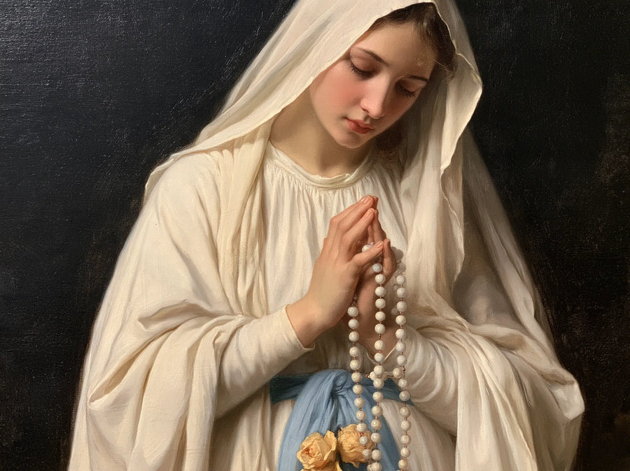 Our Lady of Lourdes – Prayer in the Darkened Chapel