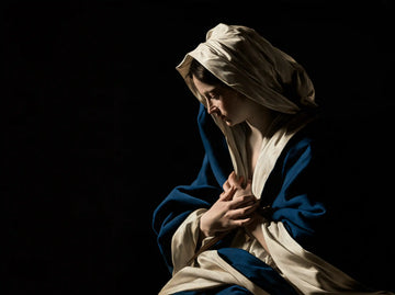 Our Lady of Sorrows - Caravaggio Tenebrism · Landscape n° 4