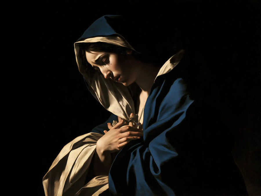Our Lady of Sorrows - Caravaggio Tenebrism · Landscape n° 7