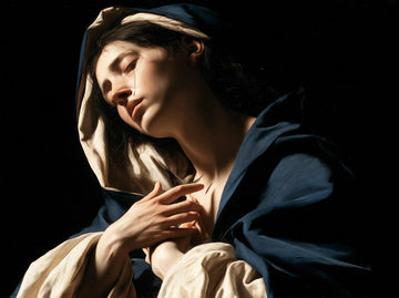 Our Lady of Sorrows - Caravaggio Tenebrism · Landscape n° 8