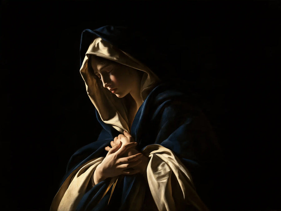 Our Lady of Sorrows - Caravaggio Tenebrism · Landscape n° 11