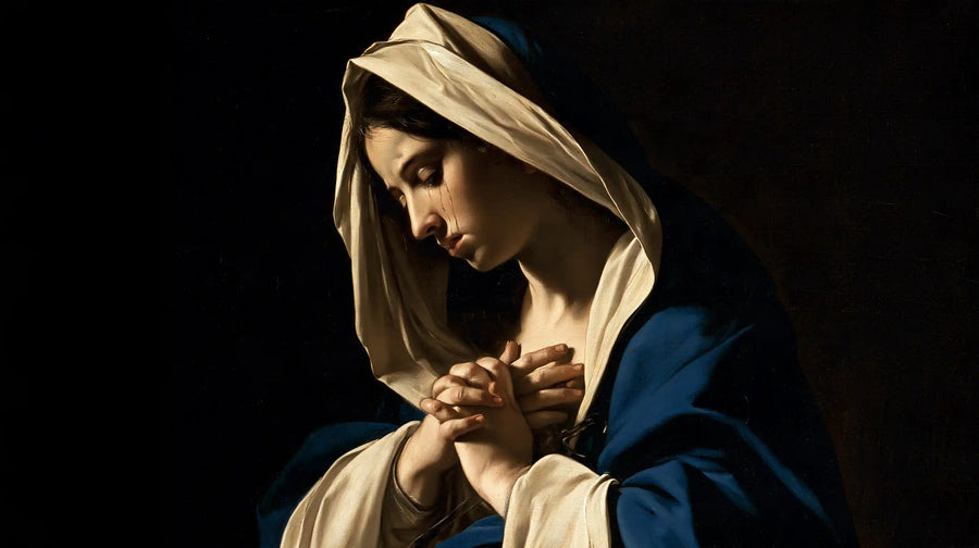 Our Lady of Sorrows - Caravaggio Tenebrism · Landscape n° 12