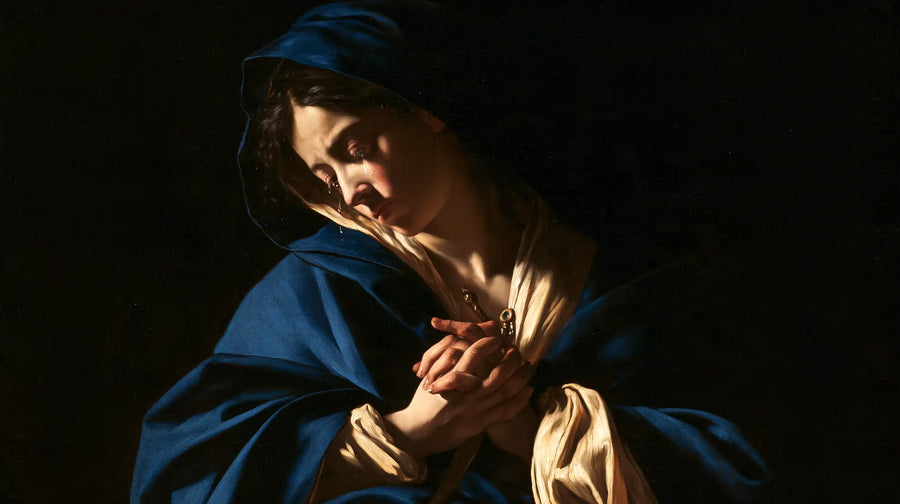 Our Lady of Sorrows - Caravaggio Tenebrism · Landscape n° 14