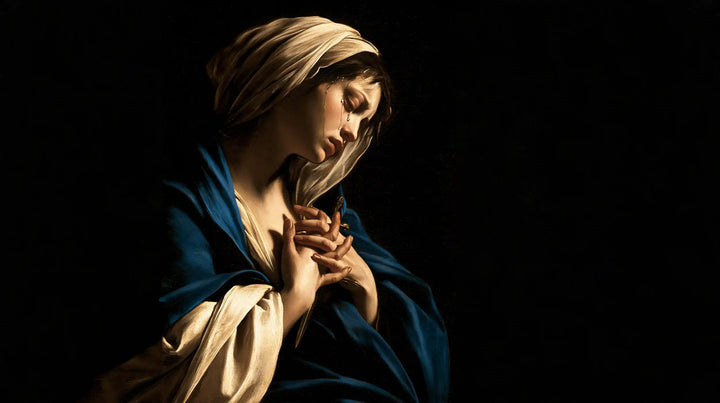 Our Lady of Sorrows - Caravaggio Tenebrism · Landscape n° 21