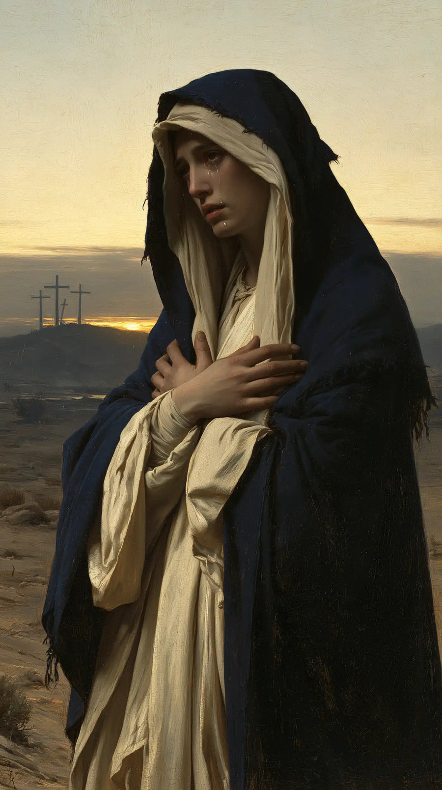 Our Lady of Sorrows - Mary before the Deserted Golgotha · Portrait n° 1