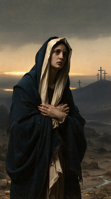 Our Lady of Sorrows - Mary before the Deserted Golgotha · Portrait n° 4