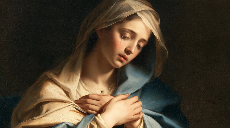 Our Lady of Sorrows - Mary Clasping Her Heart · Landscape n° 2