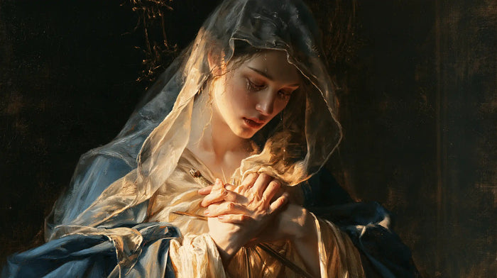 Our Lady of Sorrows - Mary Clasping Her Heart · Landscape n° 4