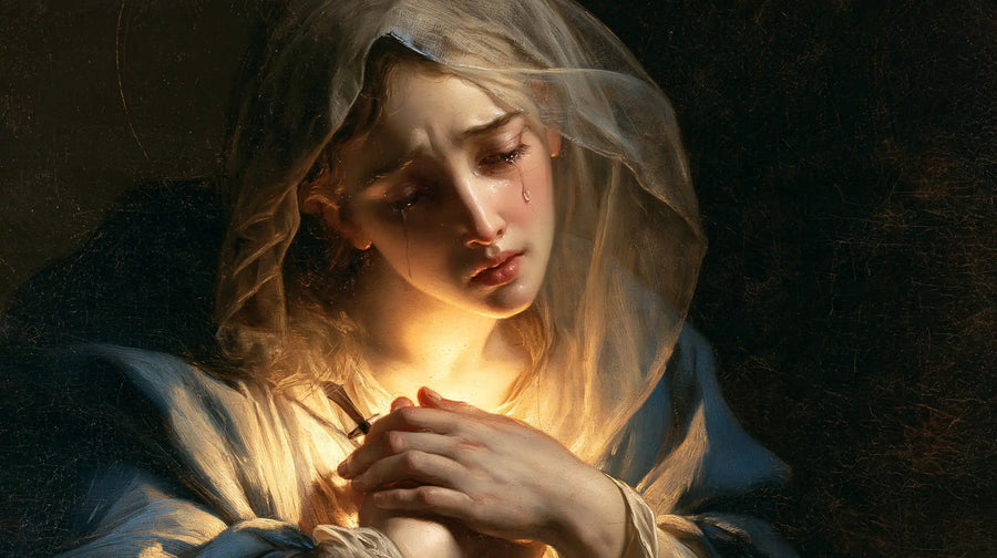 Our Lady of Sorrows - Mary Clasping Her Heart · Landscape n° 6