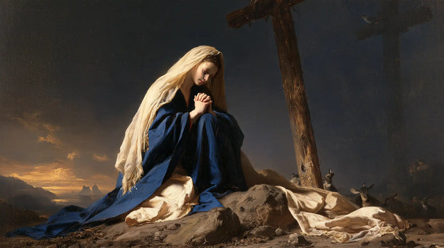 Our Lady of Sorrows - Mary Kneeling before the Cross · Landscape n° 8