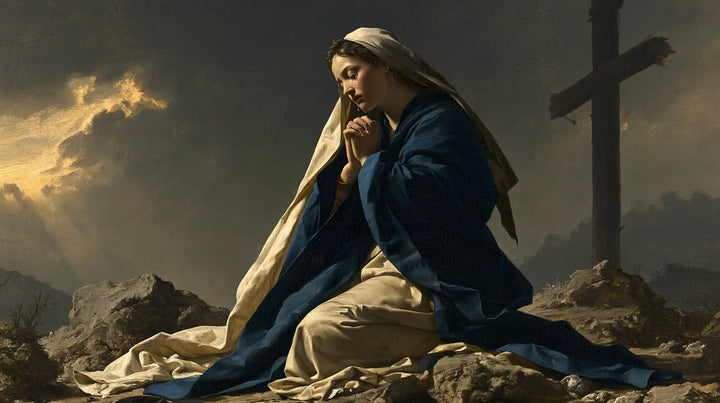 Our Lady of Sorrows - Mary Kneeling before the Cross · Landscape n° 9