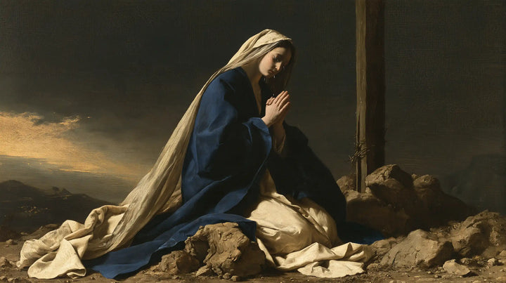 Our Lady of Sorrows - Mary Kneeling before the Cross · Landscape n° 10