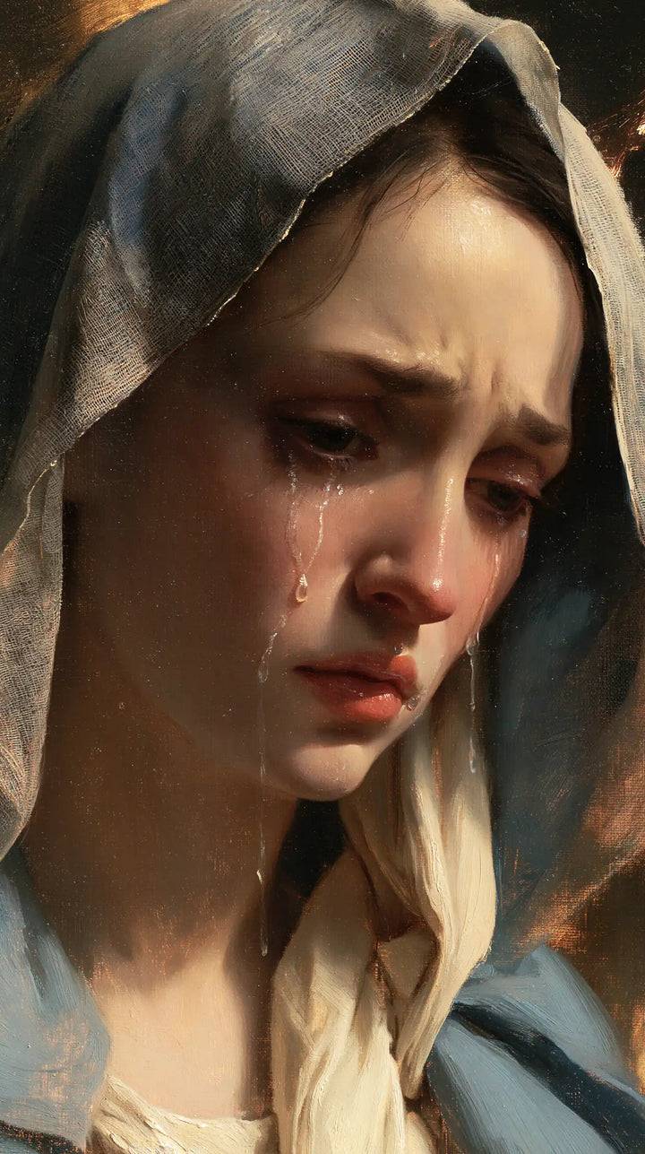 Our Lady of Sorrows — The Gaze at the Edge of the Ashen Veil