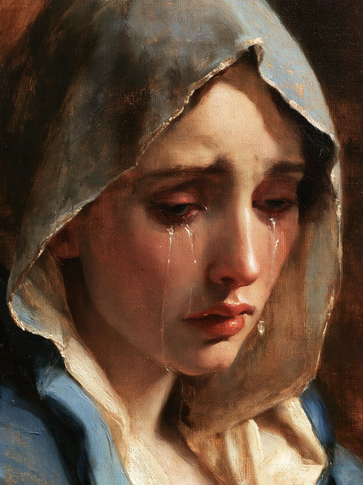Our Lady of Sorrows — Sorrow beneath the Silver-Edged Veil