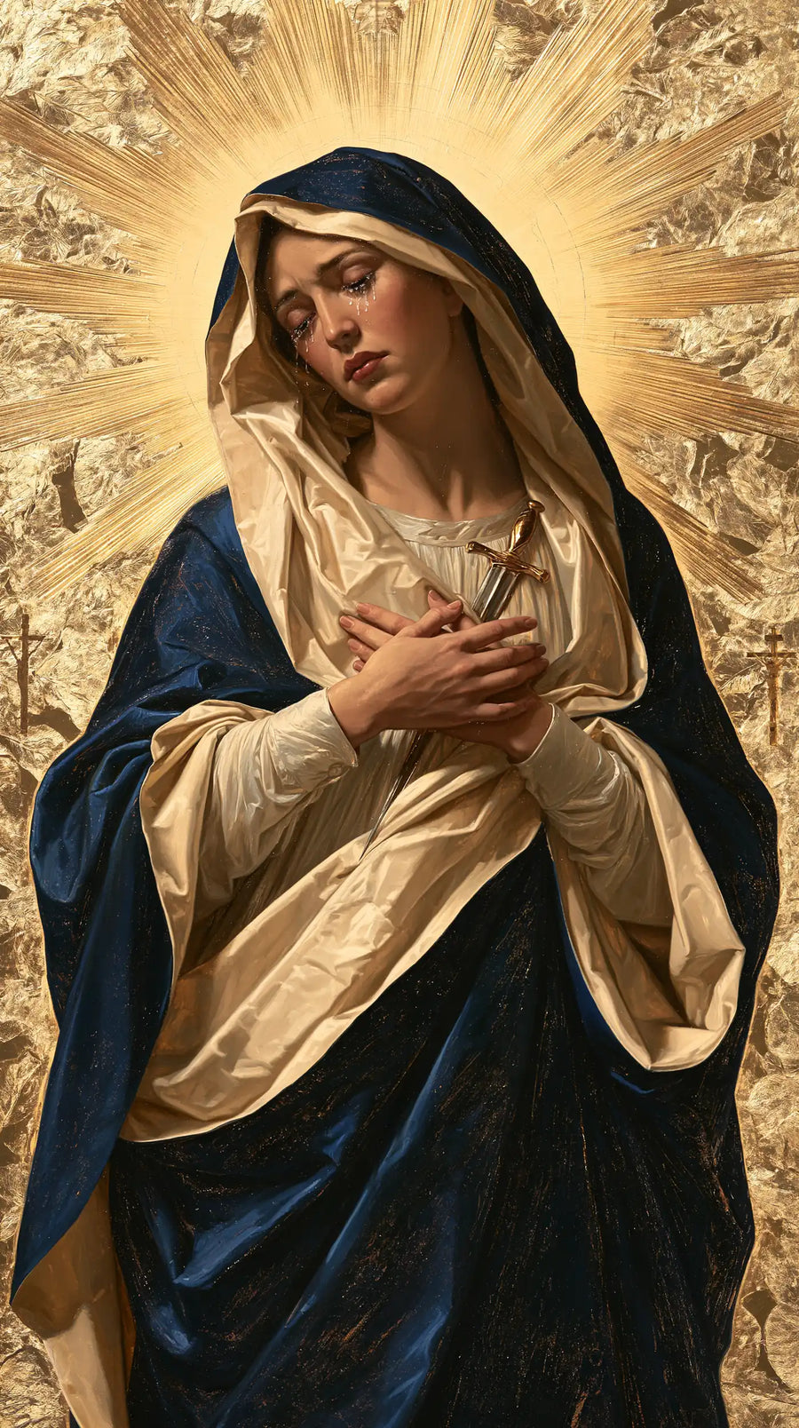 Our Lady of Sorrows - Sacred Gold · Portrait n° 10