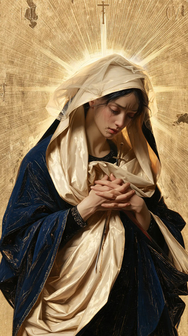 Our Lady of Sorrows - Sacred Gold · Portrait n° 12